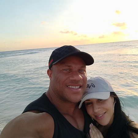 Jennie Laxson ex-husband Phil Heath with her second wife Shurie Cremona.